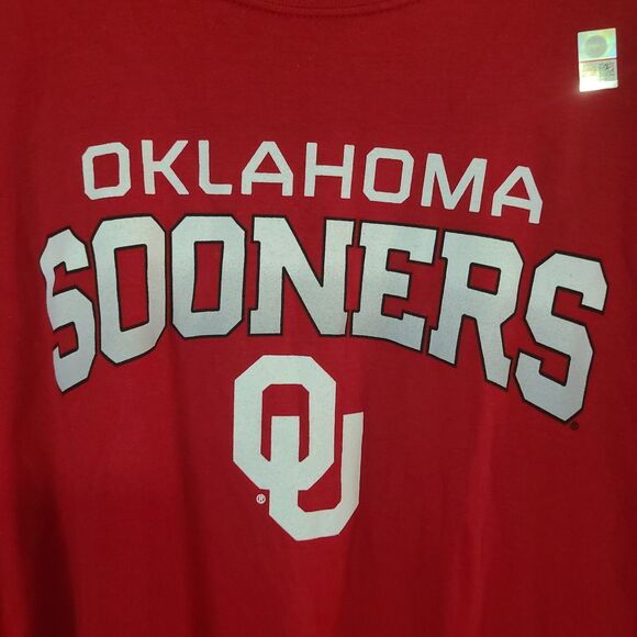 Fanatics Crimson Red Oklahoma Sooners Team Lockup Long Sleeve Shirt Mens Size XL - Picture 4 of 7